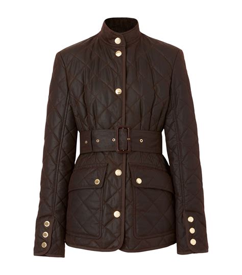 burberry wax jacket ladies|Burberry waxed cotton jacket.